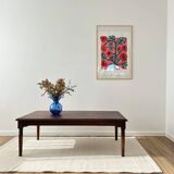 Large old farmhouse cottage style coffee table