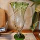 Vase en dégradés de vert Murano
