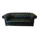 Canapé chesterfield vert