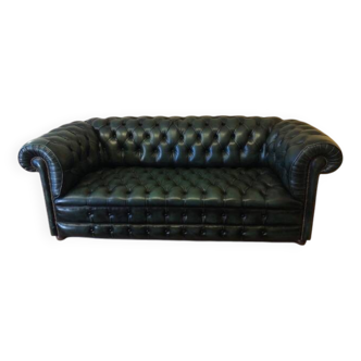 Canapé chesterfield vert