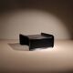 Black Fiberglass Coffee Table by Rosenthal | Germany 1970s