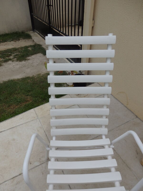 Fauteuil jardin vintage année 70 Sauvagnat Aurillac