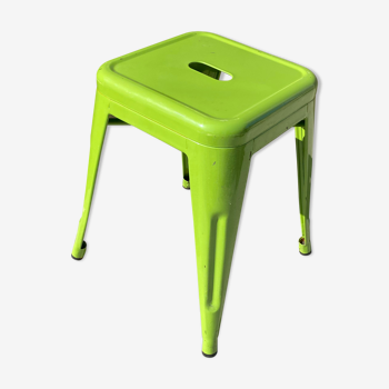 Green industrial tabouret