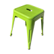 Green industrial tabouret