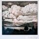 Signed painting by Lukas PFAFF (1901-1963) – Engraving, landscape of the Black Forest, 1950