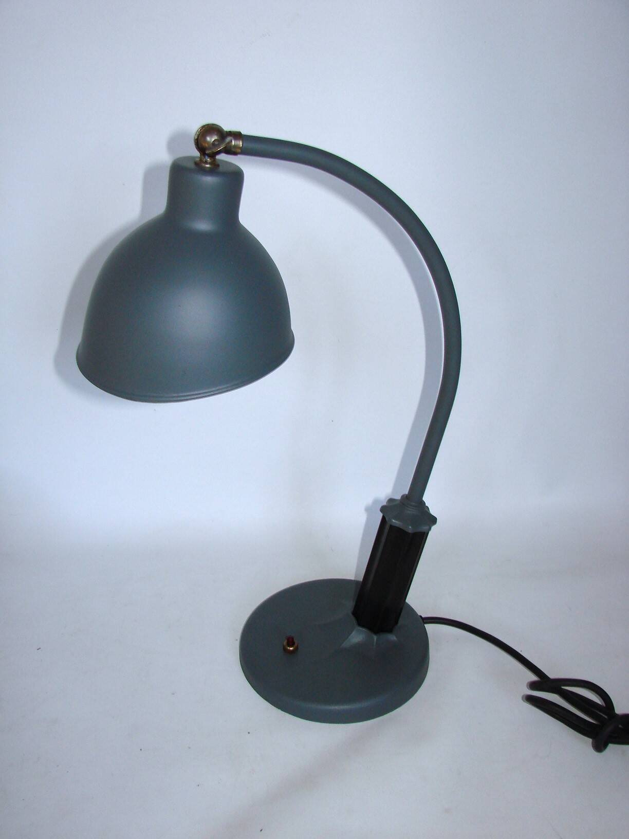 Bauhaus desk lamp, molitor christian dell 1930s