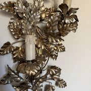 Applique florentine feuillage années 60