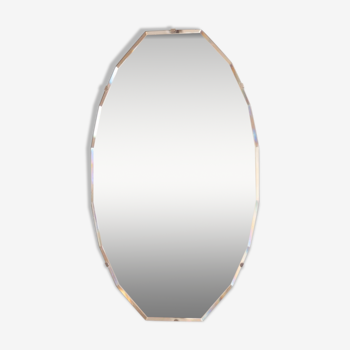 Miroir diamant années 30 33x56cm