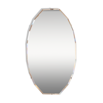 Miroir diamant années 30 33x56cm
