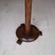Dudouyt oak floor lamp with swivel shelves, 1940-1950 design