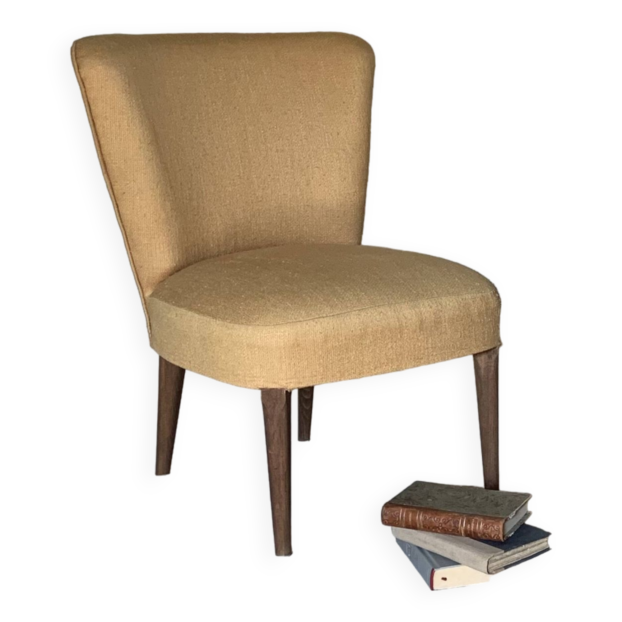 Yellow cocktail armchair