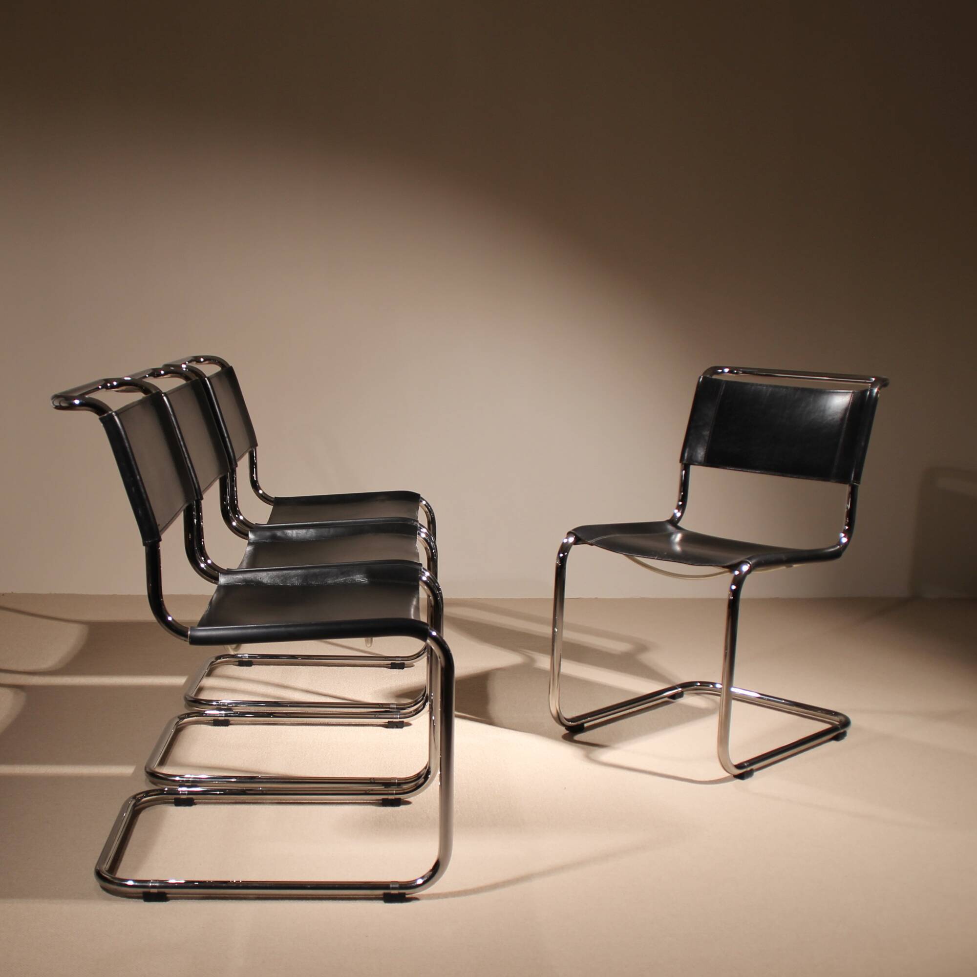 Four Cantilever Chairs ‚S33‘ by Mart Stam for Thonet | Germany 1926