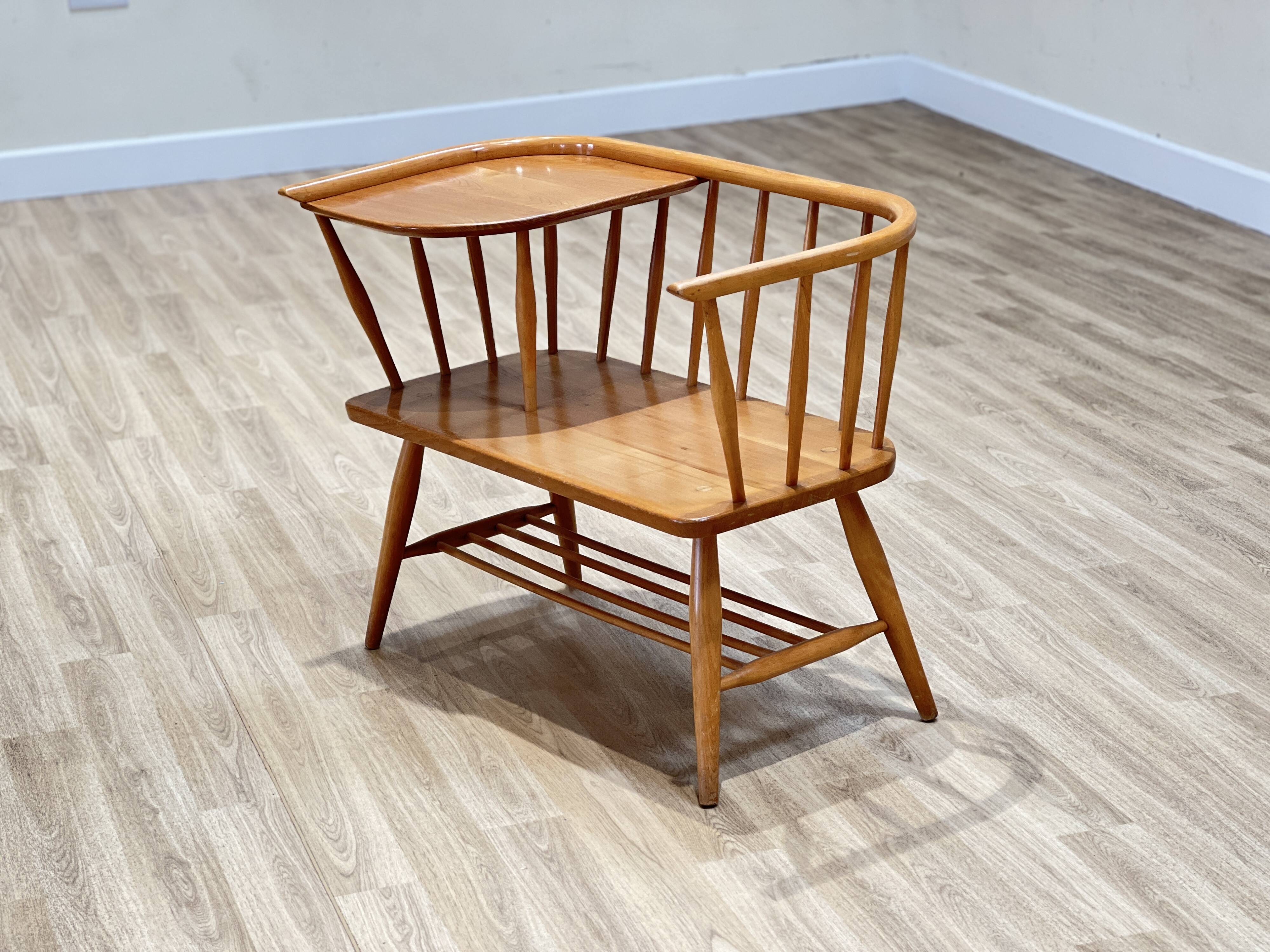 Ercol Telephone Seat by Lucian Ercolani, England 1960s