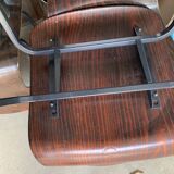 Set of 6 rosewood chairs Eromes
