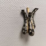 Wall-mounted vase for three small flowers by Loholt ceramics Denmark 70-80s