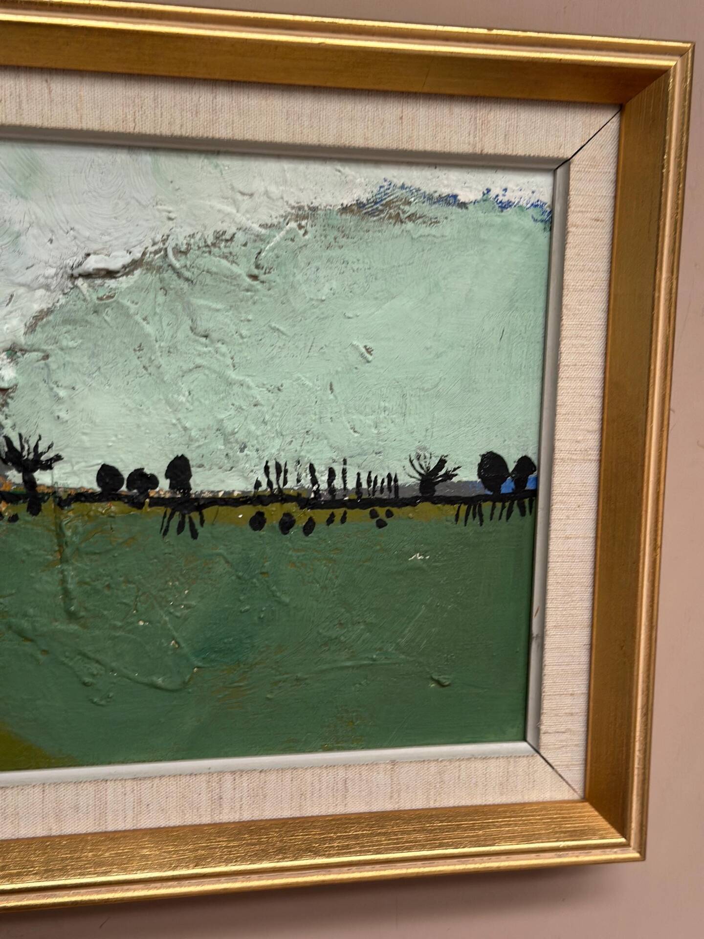 Swedish Oil on Canvas – “Kvarnvägen” by Hans Osswald – Signed