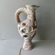 Openwork ceramic lamp from Vallauris, 70s