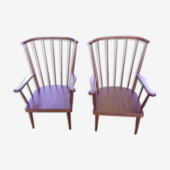 Set of 2 chairs range Baumann