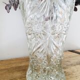 Old crystal vase