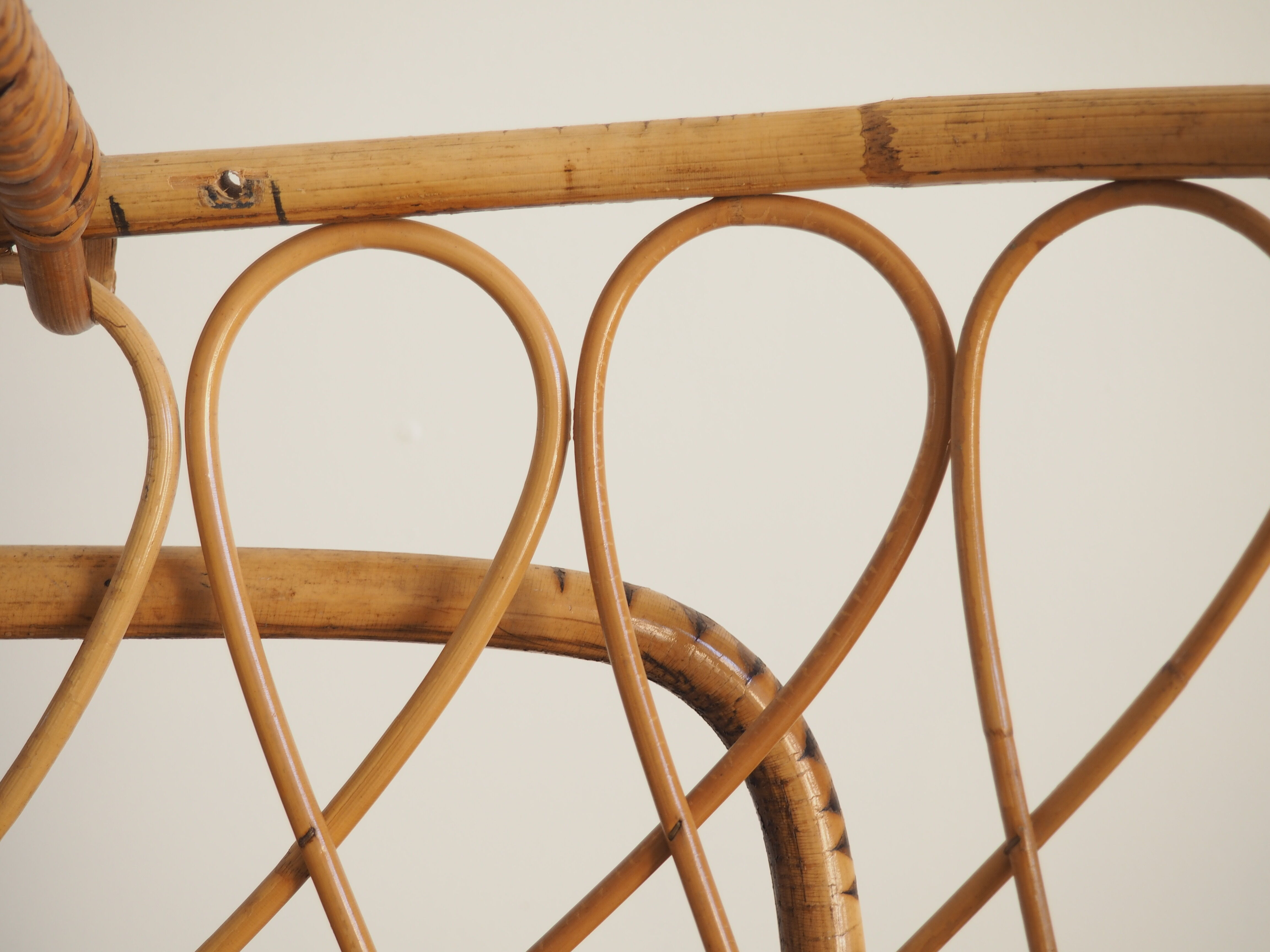 Rattan cradle