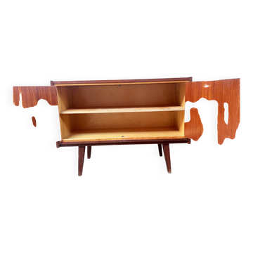  enfilade vintage pieds compas 1960