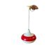 Vintage glass pendant/light, futuristic style, UFO-shaped.