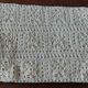 Dessus de lit vintage crochet coton 120 X 220 cm