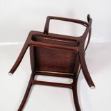Set Of 2 Armchairs Model Runstedlund Made In Mahogany By Ole Wanscher From 1960s