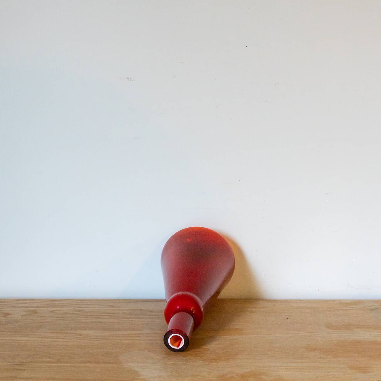 Blown glass carafe circa 1990