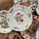Mismatched antique plates