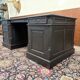 Classic English Black Chesterfield Desk