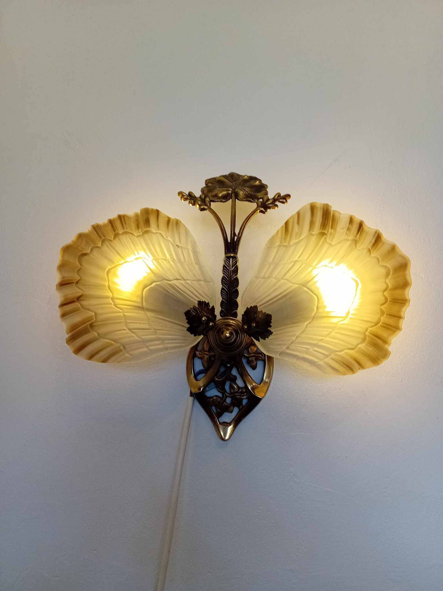 Hollywood Regency wall light, 60s/70s