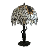 Lampe bronze femme