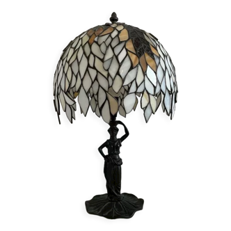 Lampe bronze femme