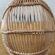 Woven wicker basket