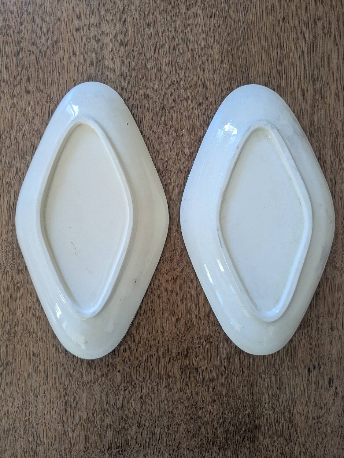 Paire de raviers terre de fer Salins