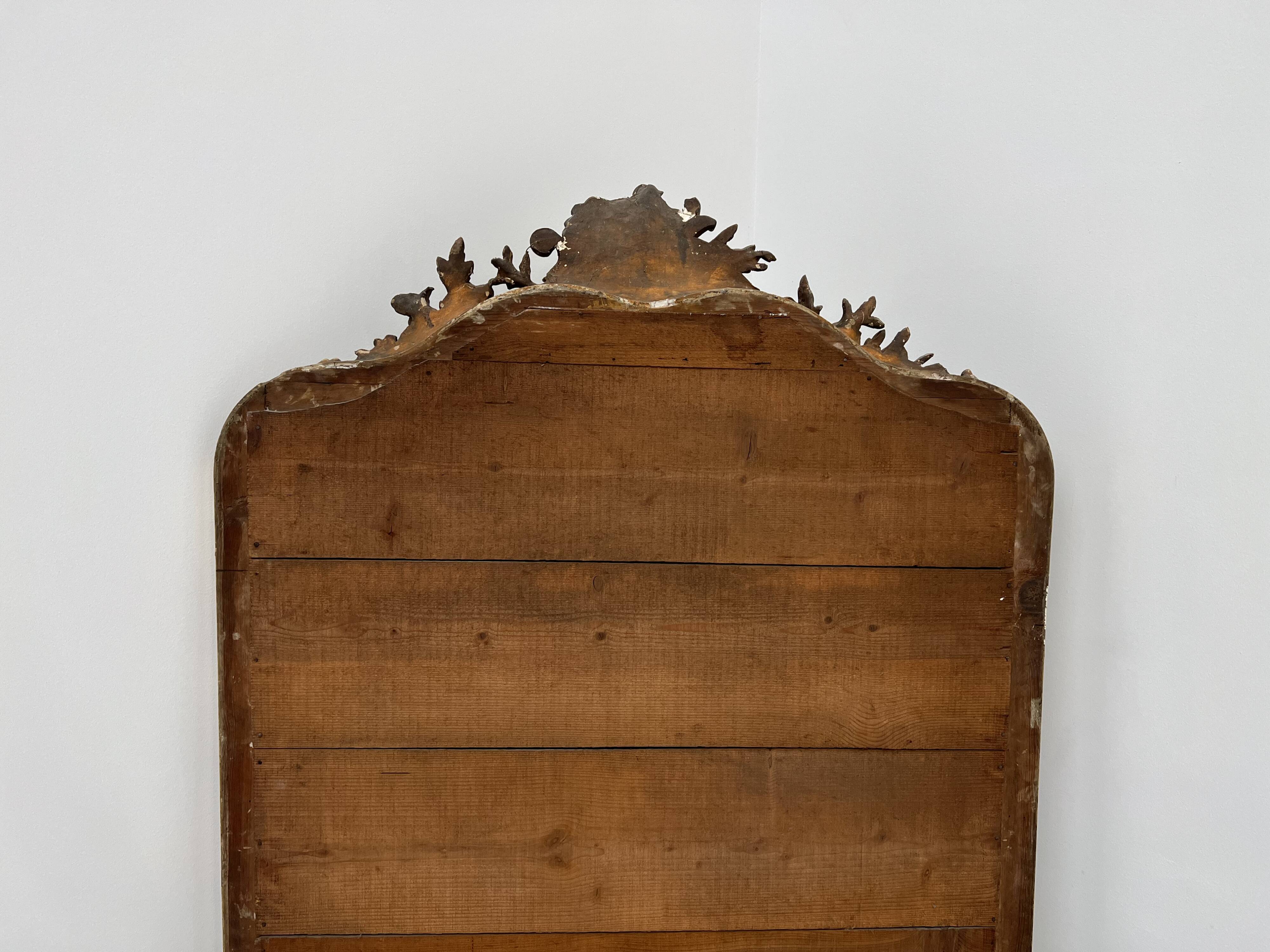 Large 19th century louis xv style mirror