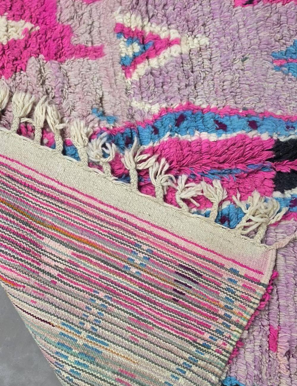 Tapis Marocain Violet - 296 x 172 cm