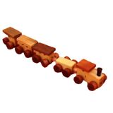 Train miniature en bois