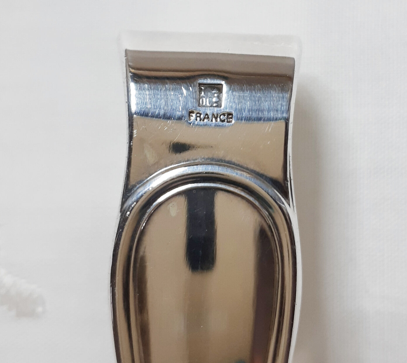Christofle silver metal sugar tongs , Albi model