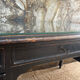 Bureau XIXeme laqué noir et sous main verre biseauté