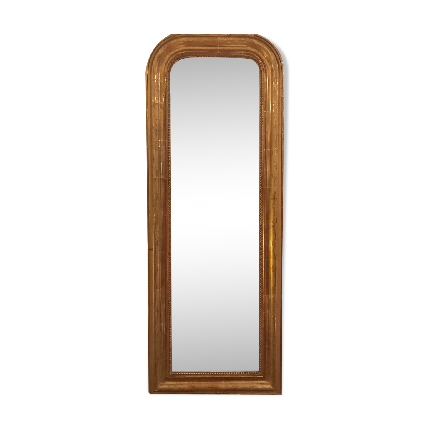 Mirror Louis Philippe gold leaf 30x80cm