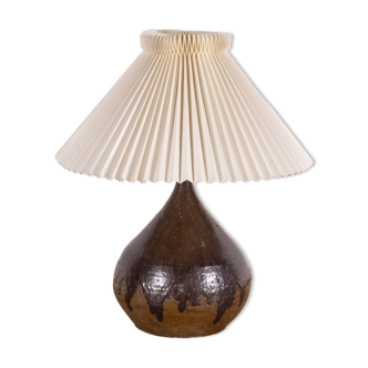 Flemming Ross Ceramic Table Lamp, 1960s Denmark