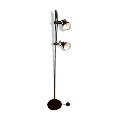 Lampadaire Fase rouge 1950 2 spots