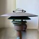 Pair large classic danish mcm outdoor wall lamps in  copper