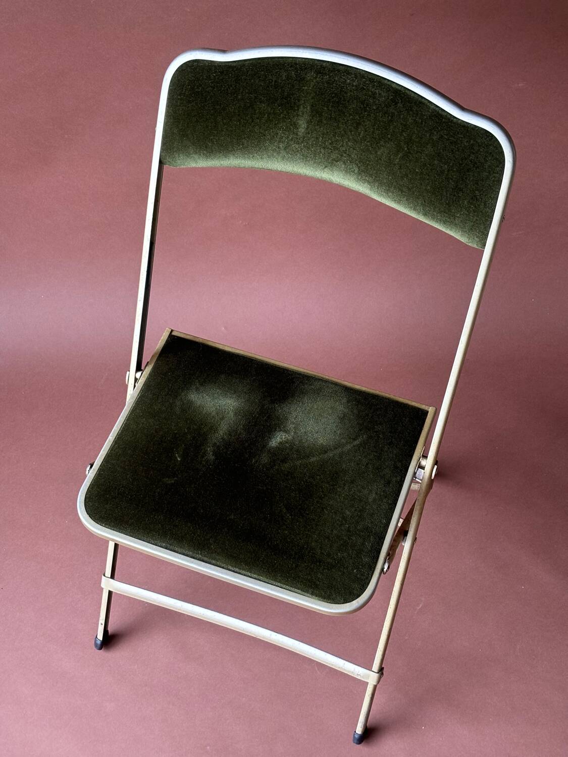 Chaisor velvet folding chair