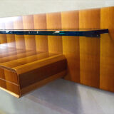 Suspended console in wood by La Permanente Mobili Cantù, 1950s