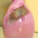 Pink vase, Murano Kristall Mery, blown glass with inclusions