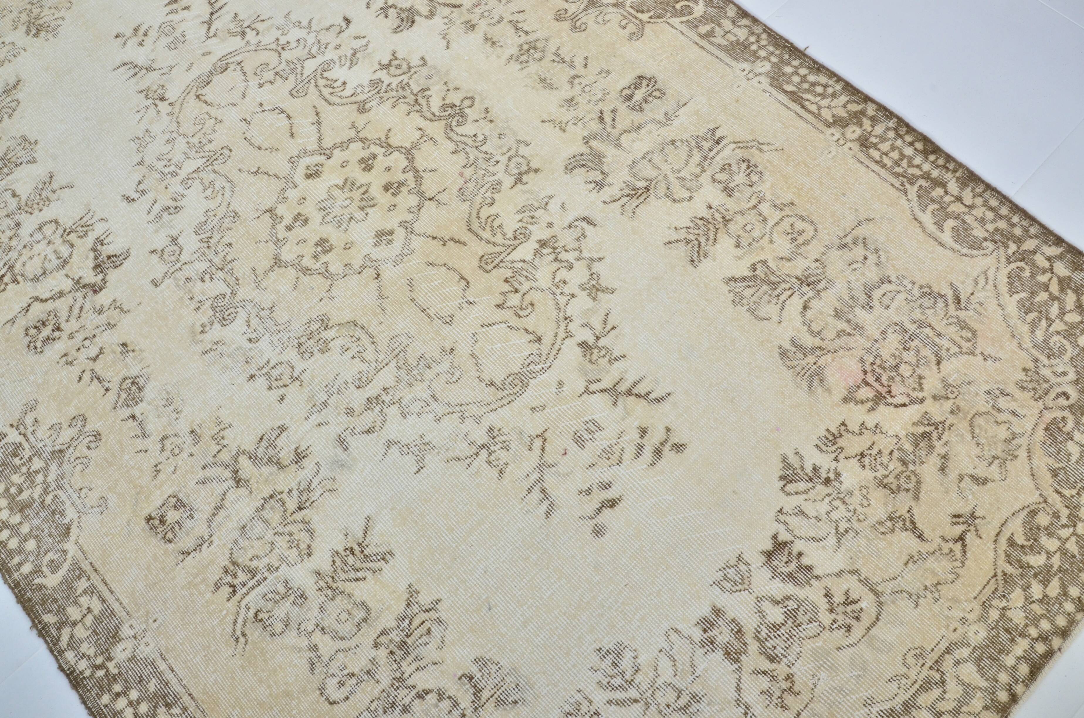 Tapis vintage turc Oushak sku 3199