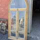 Old window in solid oak
